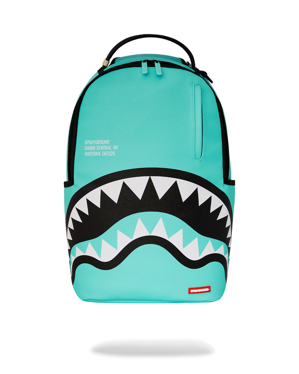 Sprayground Backpack (Shark Central Aqua) – Portmantos