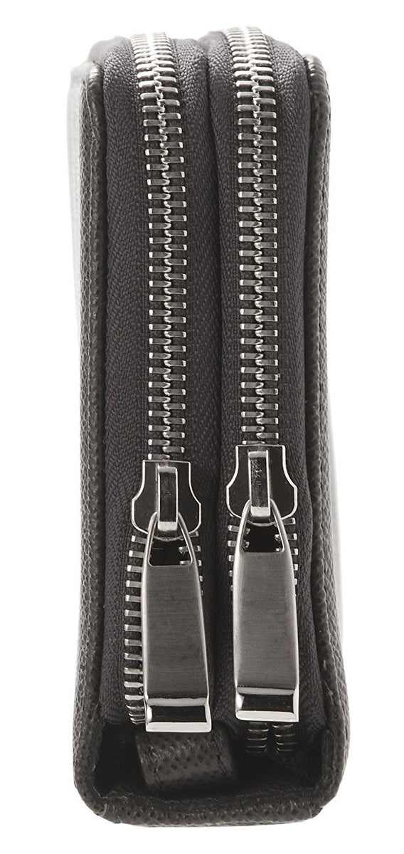 Ermenegildo Zegna Men's Grained Leather Travel Wallet – Portmantos