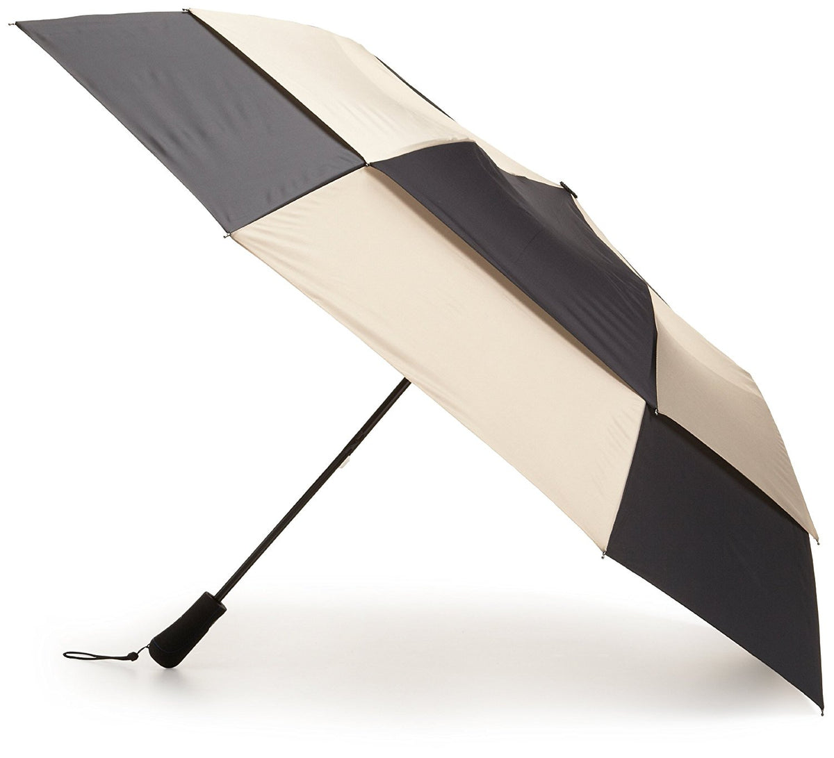 Totes Blue Line GolfSize Vented Canopy Compact Umbrella Portmantos