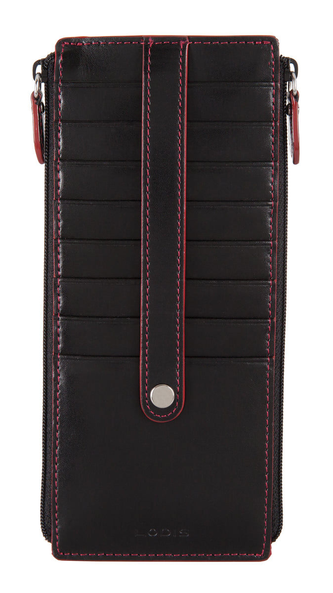 Credit Card Lodis Purses Lodis Audrey RFID Joan Double Zip Card