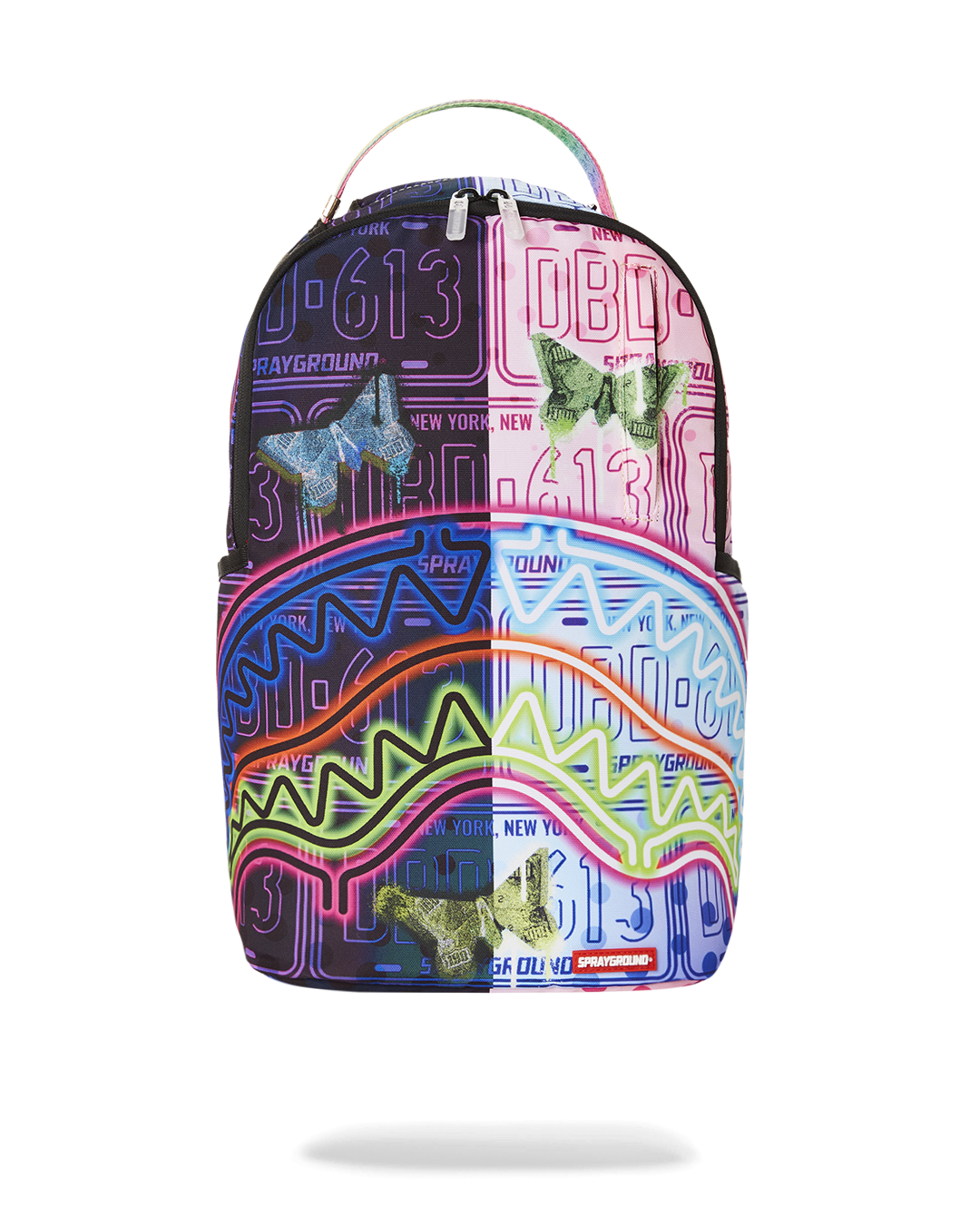Neon sprayground backpack Clearance