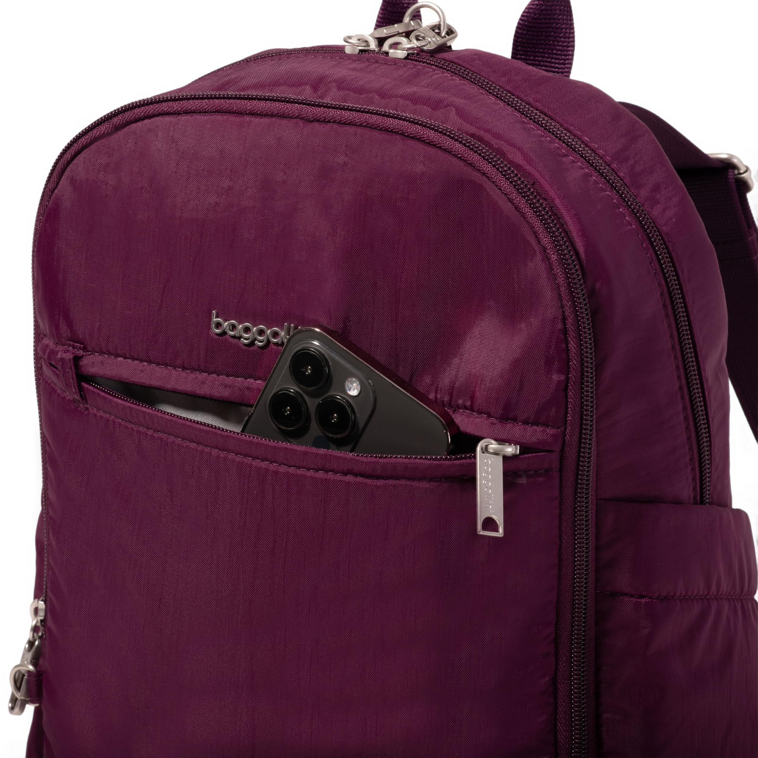 Baggallini Securtex Anti-Theft Getaway Backpack - Thumbnail 3