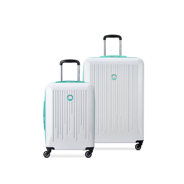 White with Teal Trim