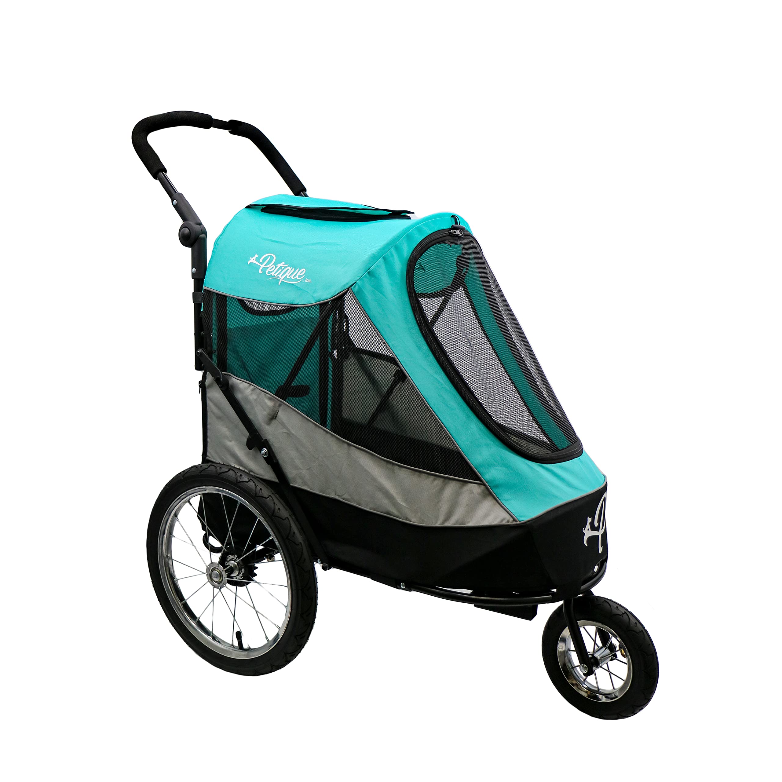 dog stroller for running Petique Trailblazer Pet Jogger