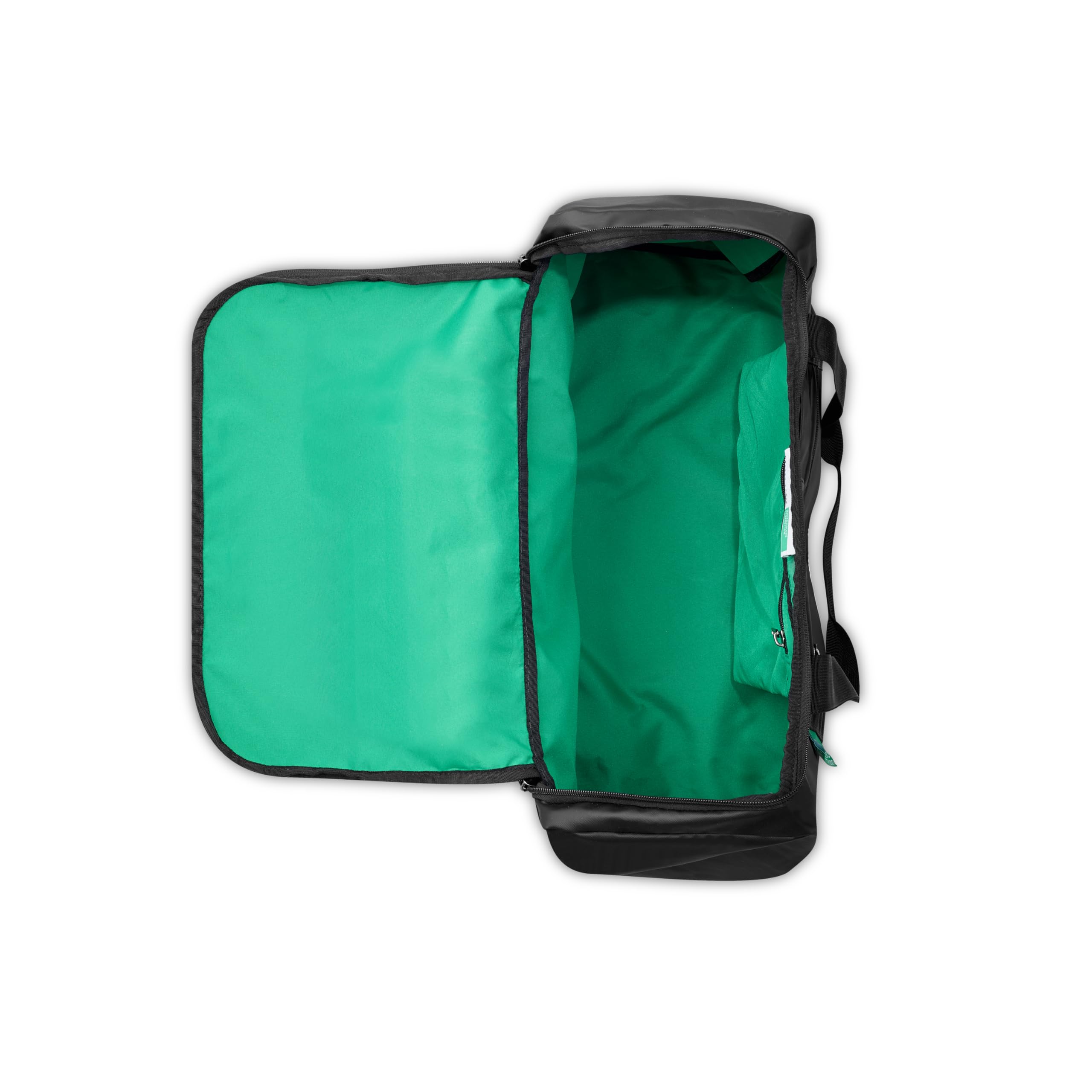 benetton black pouch foldable travel backpack United Colors of Benetton Now Foldable Duffel Bag – Portmantos