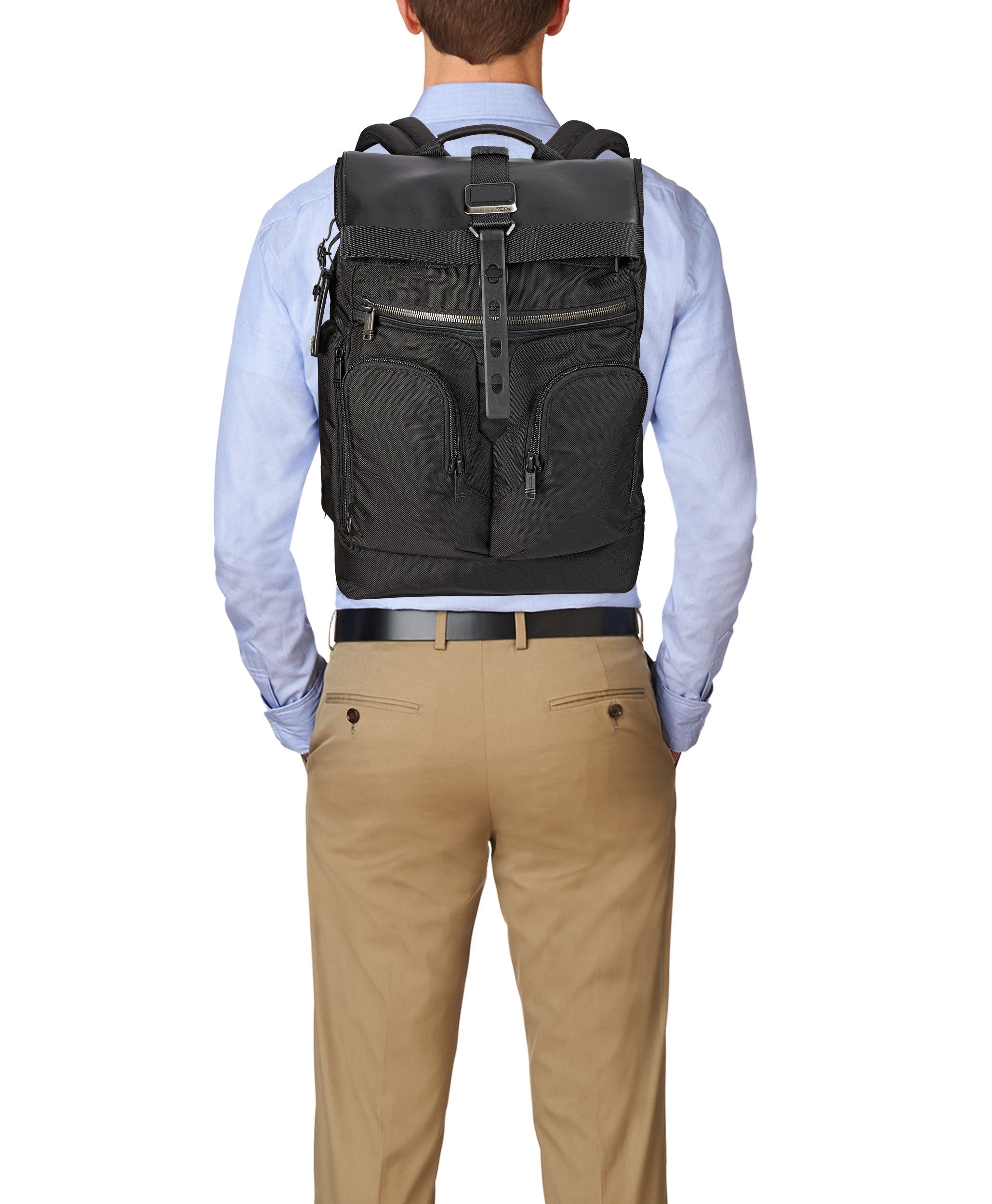 tumi backpack london roll top TUMI Alpha Bravo London RollTop Backpack – Portmantos