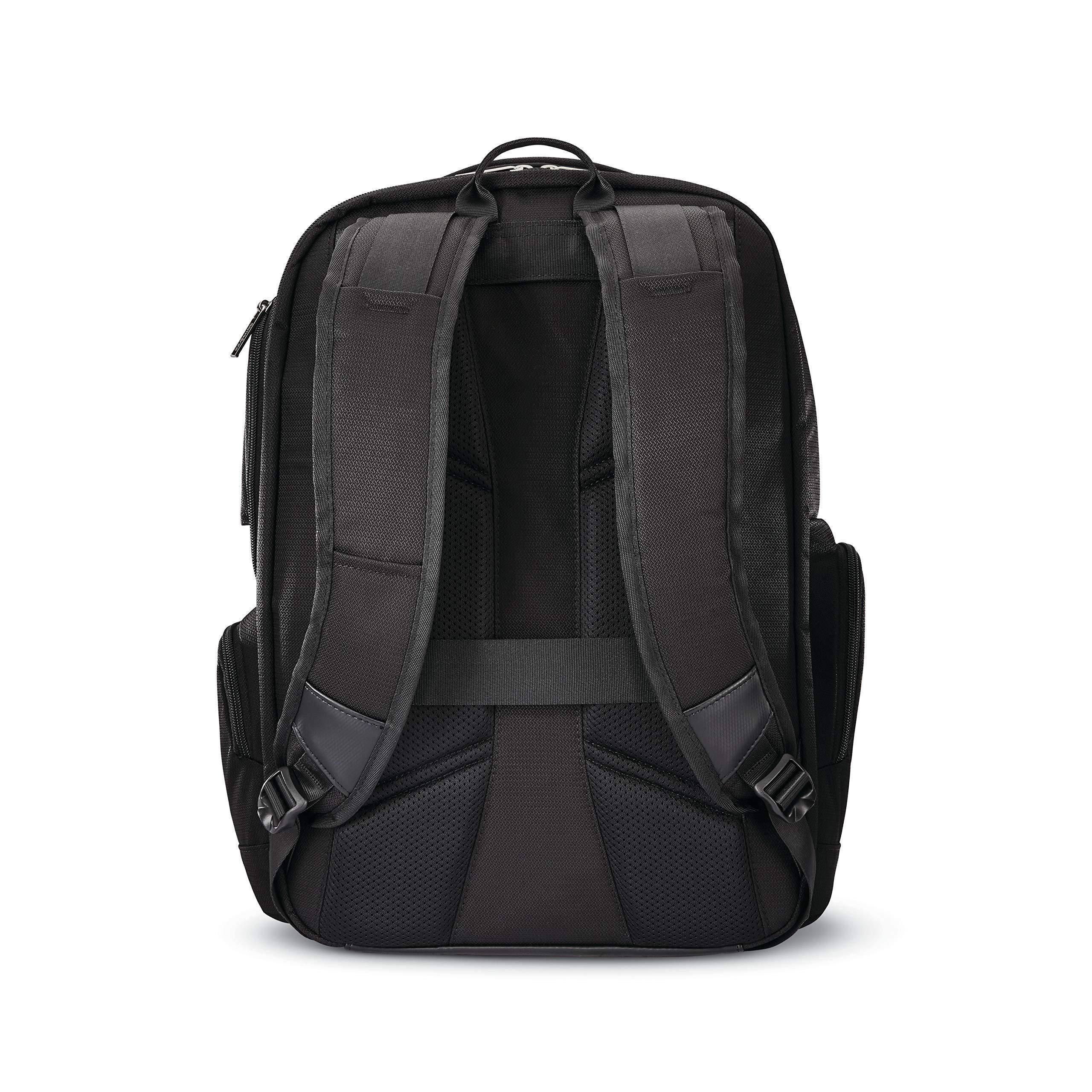 Amazon.com | Samsonite Classic Leather Slim Backpack, Black, One Size |  Casual Daypacks