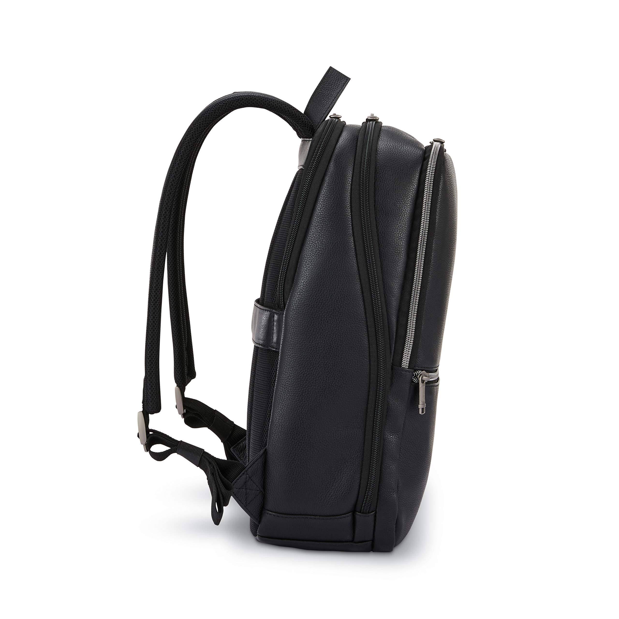 classic leather backpack samsonite Samsonite Classic Leather Slim Backpack – Portmantos