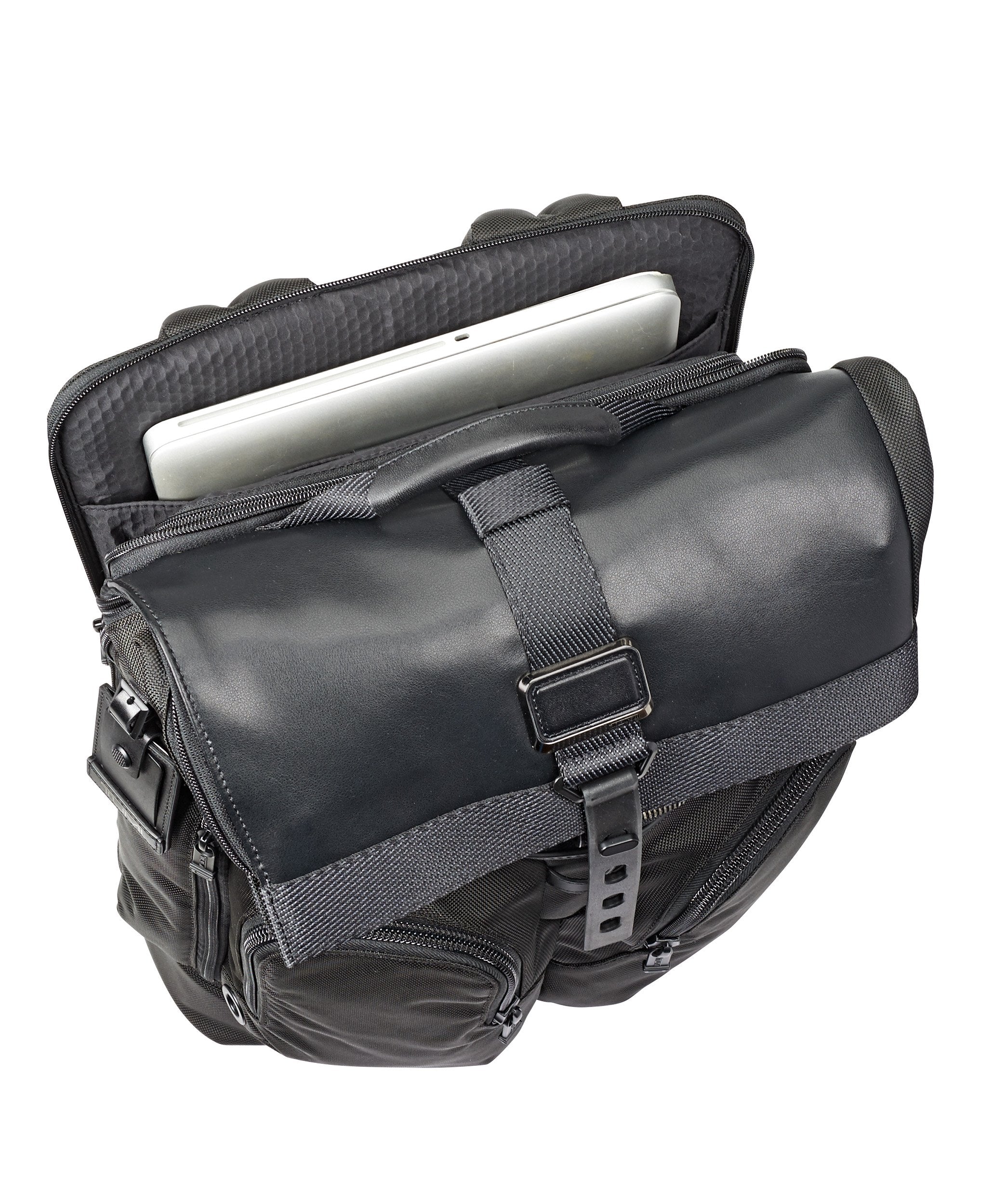 tumi alpha bravo london roll-top backpack TUMI Alpha Bravo London RollTop Backpack – Portmantos