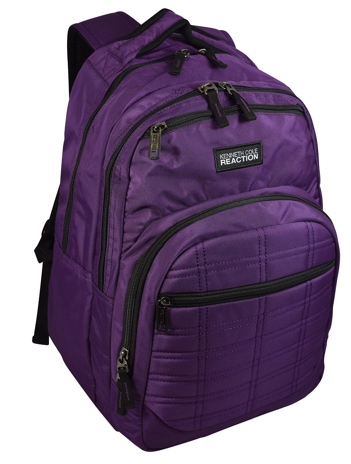 Kenneth Cole Nylon Backpack/School Travel bag Purple- – Portmantos Kenneth Cole Nylon Backpack/School Travel bag Purple- – Portmantos