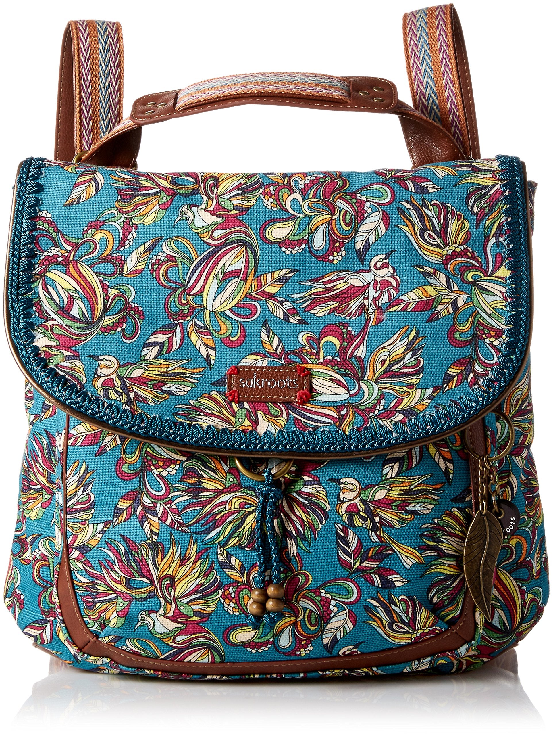 Sakroots Royal Midnight Seascape Twill Loyola Small Convertible Backpack  Purse | eBay