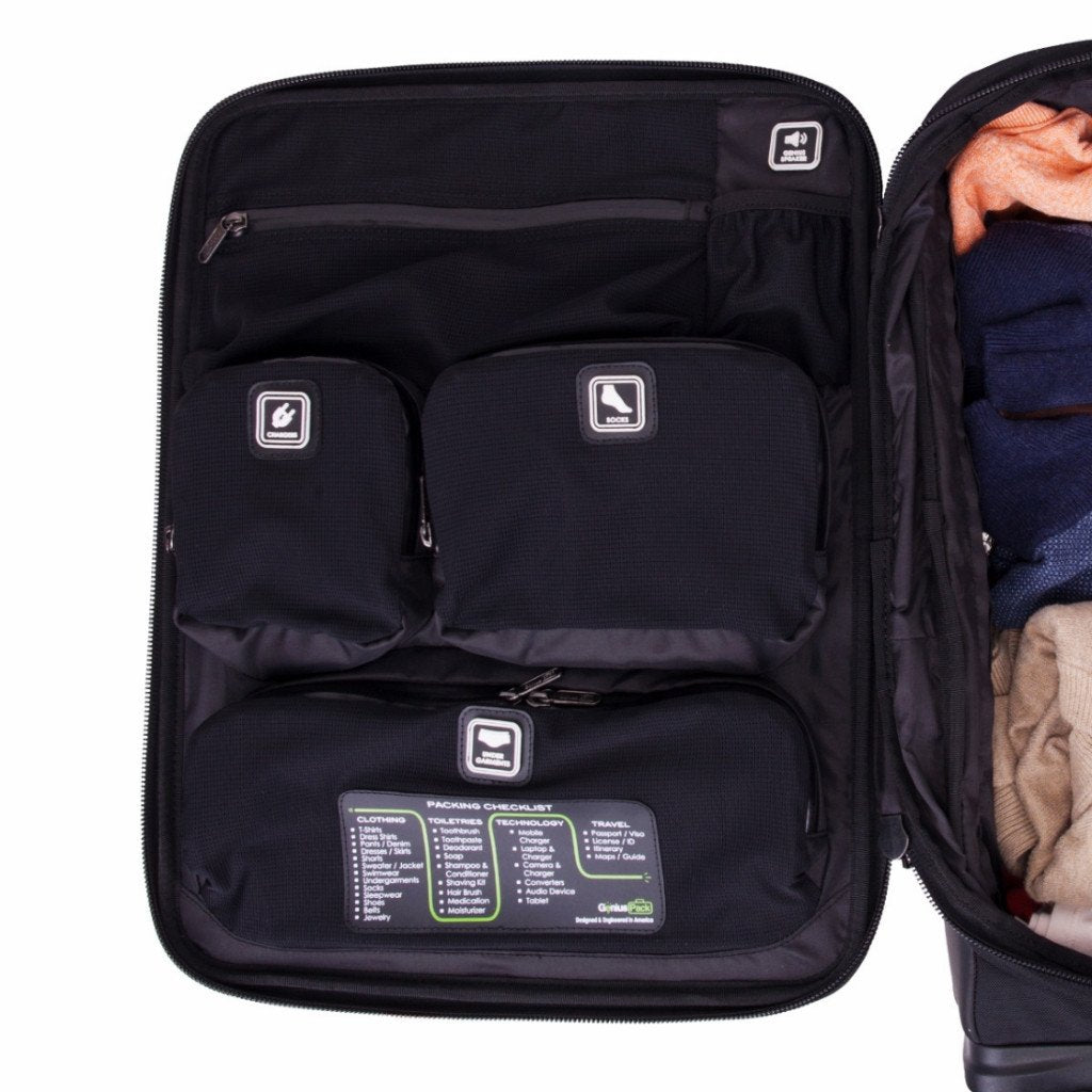 Genius Pack G3 22" Spinner CarryOn Luggage Portmantos