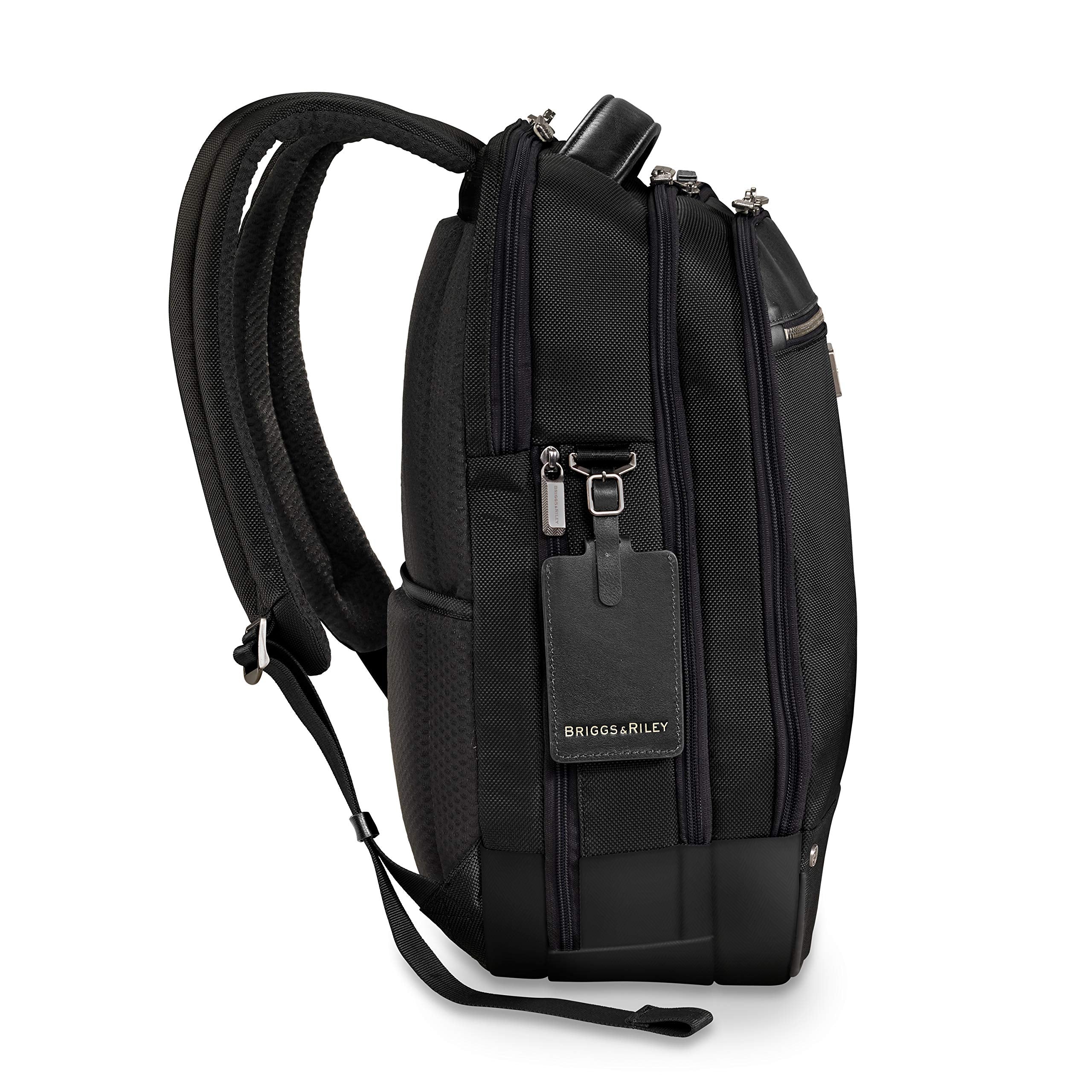 briggs riley work medium leather backpack Briggs & Riley @work Cargo Medium Backpack – Portmantos