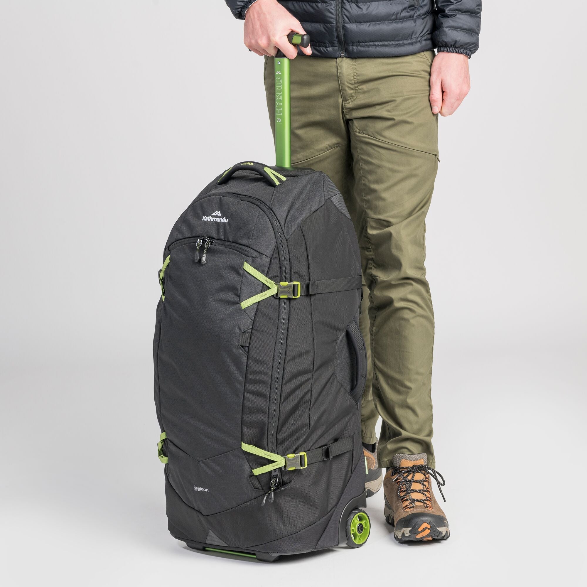 Kathmandu Hybrid Trolley v4 70L 2-Wheel Wheeled Duffel Bags