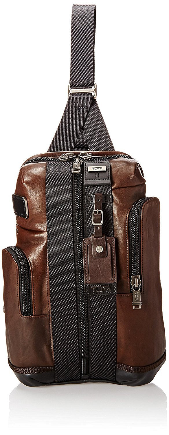 TUMI Alpha Bravo Leather Men's Monterey Sling – Portmantos