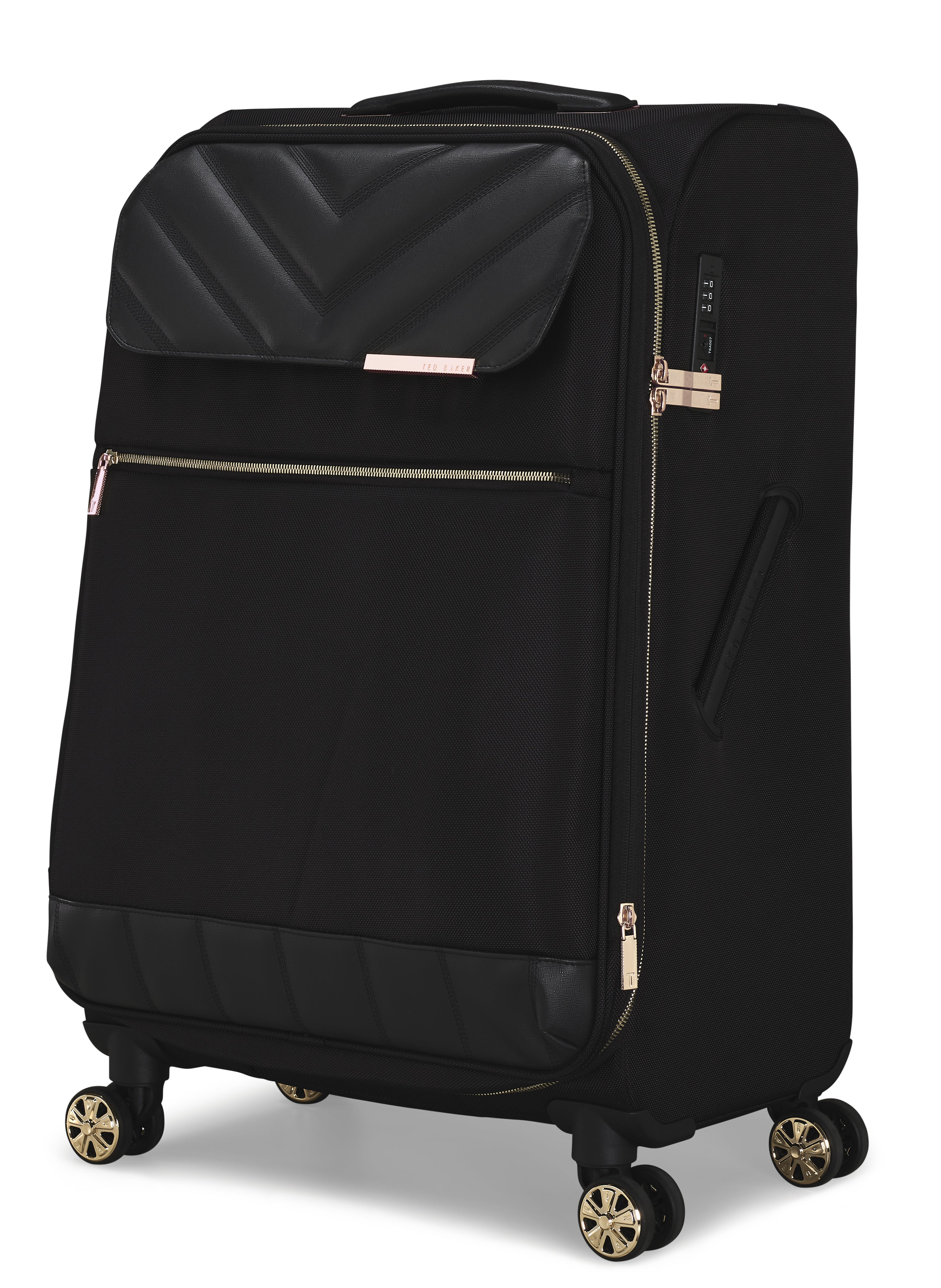 Ted Baker Albany Eco Softside Lightweight Fashion Spinner Luggage Suit ...