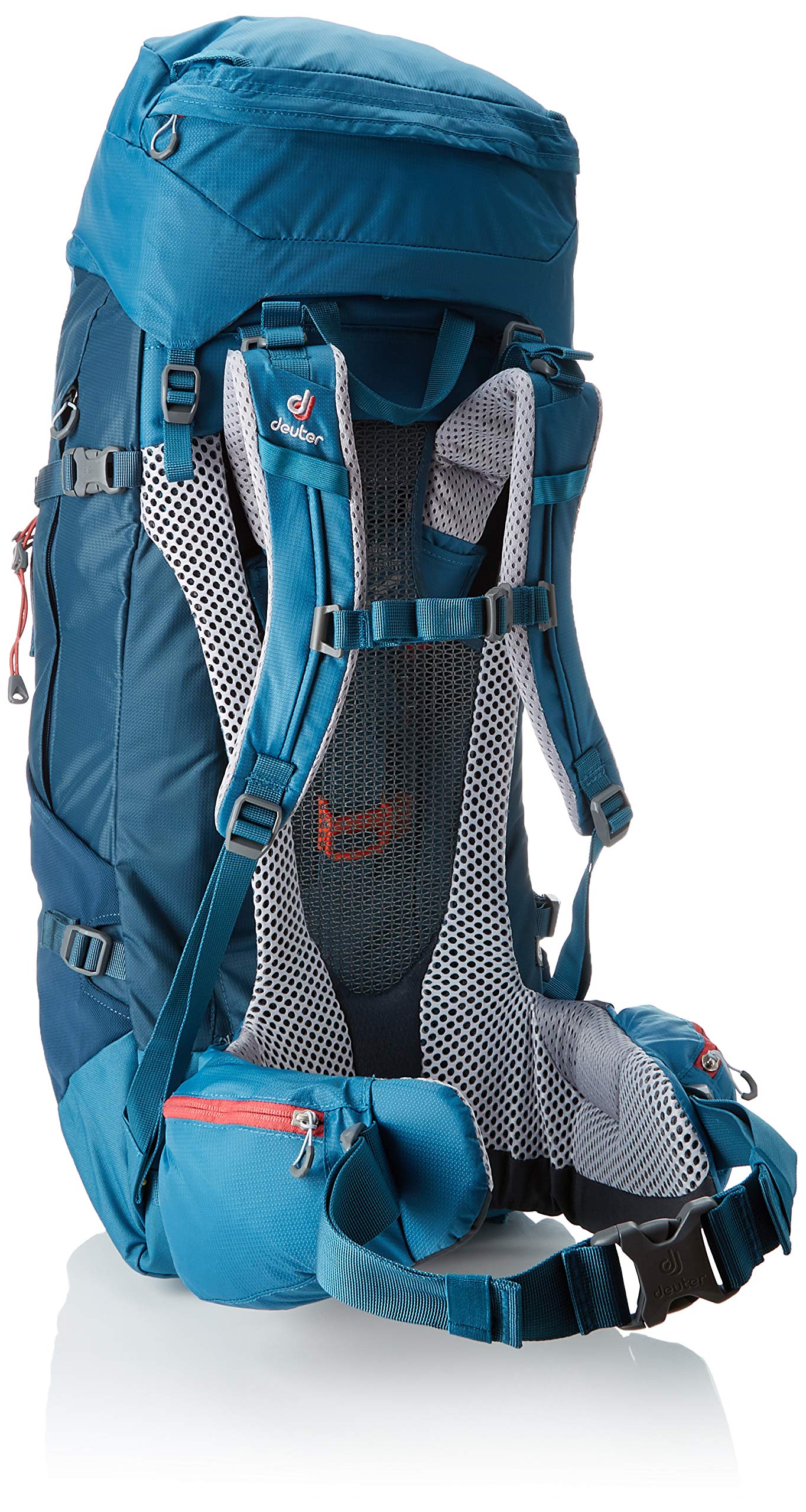 deuter backpack 2018 Women's Aircontact Lite 35 + 10 SL, Lightweight Backpacking & Hiking Backpack, 35 + 10 Liters The reduced contact area and large ventilation channels of the Airstripes system ensure optimal airflow Futura 23