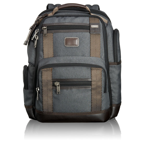 tumi alpha bravo kinser flap backpack hickory TUMI Alpha Bravo Kingsville Deluxe Brief Pack – Portmantos